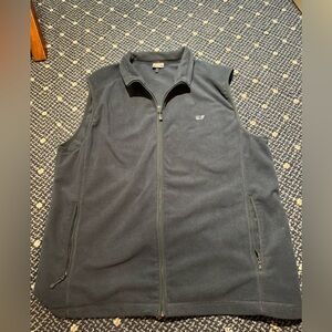 Men’s Navy Fleece Vest XL